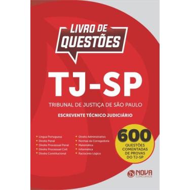 Imagem de Livro de Questões Comentadas TJ-SP - Escrevente Técnico Judiciário