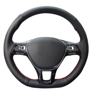 Imagem de MEWANT Capa volante costurada à mão para golfe 7/golfe Sportsvan/Polo 5/Polo 6/Up!/Arteon/Passat B8/Passat Variant/Caddy