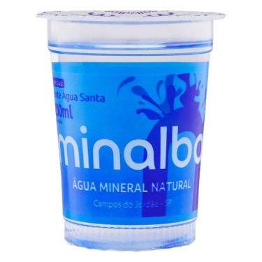 Imagem de Água Mineral Natural Sem Gás no Copo minalba 200ml