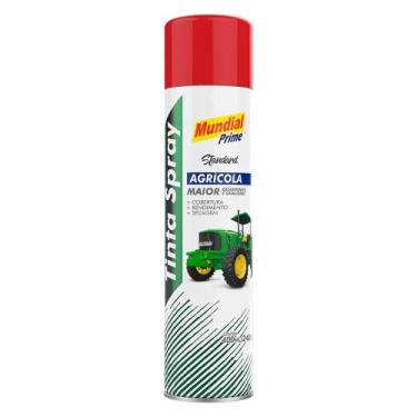 Imagem de Tinta Spray 400ml Vermelho Agrícola AE0100142 MUNDIAL PRIME  - 001085