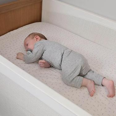 Imagem de Lençol Avulso com Elástico para Berço Baby Joy Clássicos, Poás Verde