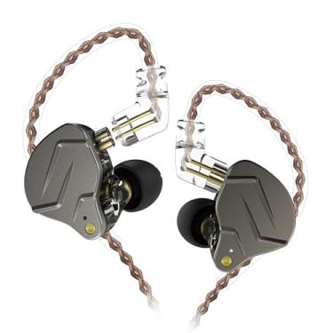 Imagem de FEDAI KZ ZSN Pro IEM in Ear Monitores, Fones de ouvido HiFi com fio com driver duplo híbrido 1BA 1DD Fones de ouvido intra-auriculares de alta fidelidade para músicos, cabo removível para fones de