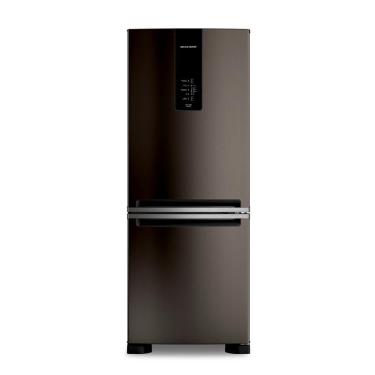 Imagem de Geladeira Brastemp Eclipse Collection Frost Free Inverse A+++ 447 Litros Black Inox Com Smart Flow E Fresh Box BRE57FE