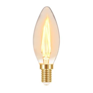 Imagem de Lâmpada Led Filamento Vela B35 âmbar E14 Taschibra 110v