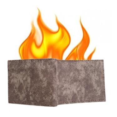 Imagem de Mágica Carteira Fogo Basic - Couro De Jegue Claro