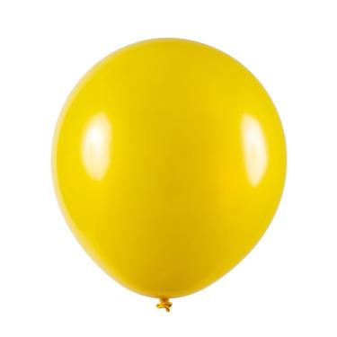 Imagem de Balão De Látex Metalizado Amarelo - 7 Polegadas - 50 Unidades