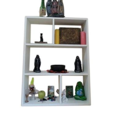 Imagem de Estante para Livros Madeira Multiuso Organizadora MDF15MM - Tramato