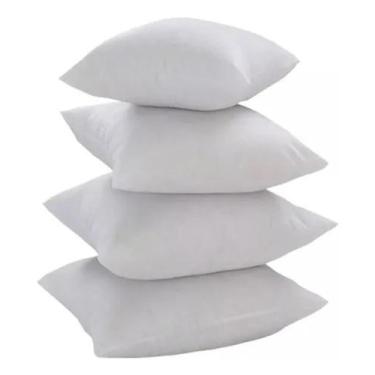 Imagem de Enchimento Almofada Refil 45x45 Silicone Kit Com 4 Unidades - LaryBaby