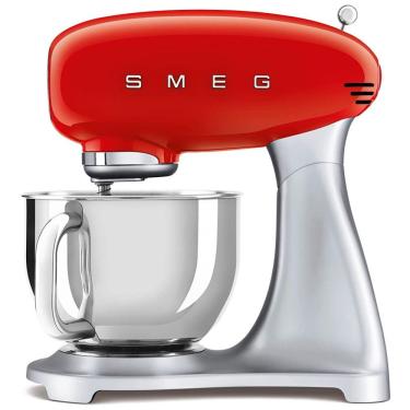 Imagem de Batedeira SMEG Stand Mixer e Acessório de Rolos e Cortadores de Massa, Vermelho