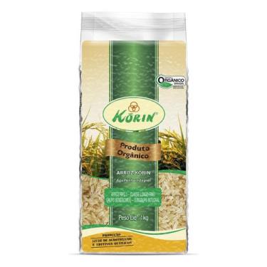 Imagem de Arroz Agulhinha Integral Korin Orgânico Pacote A Vácuo 1Kg