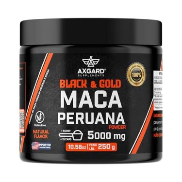Imagem de Maca Peruana 5000mg - Maca Peruana Negra e Gold - 100% Pura - 10X mais eficiente -250 gramas - Para Homens e Mulheres - Misture com a sua bebida preferida - Axgard Supplements