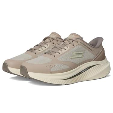 Imagem de SKECHERS Tênis masculino Hands Free Slip-ins Go Walk Max Amortecimento Arco, Castanho-acinzentado, 42, Cinzento-acastan, 10.5 X-Wide