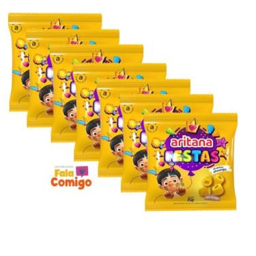 Imagem de Salgadinho De Milho Com 25 unidades de 15g cada (25 unidades, Queijo)