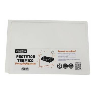 Imagem de Protetor Térmico para Plastificação A3 e Ofício 3un - Cassmar