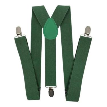 Imagem de Suspensórios Masculino Feminino Largo Plus Size Gg Ajustavel - RPires,