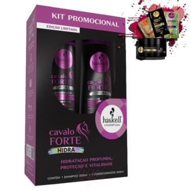 Imagem de Promopack Haskell Hidra Cavalo Forte Sh 500ml Cond 300ml