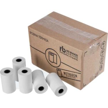 Imagem de Bobina Termica 57MMX15M Branca 48G (7897975013776) - Rio Branco Bobina