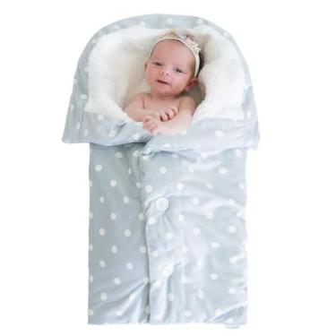 Imagem de Saco de dormir Swaddle Blanket Snuggle Baby White Dots de 0 a 3 meses