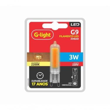Imagem de Lâmpada G9 Filamento Led 3w 2200k âmbar 220v - G-LIGHT