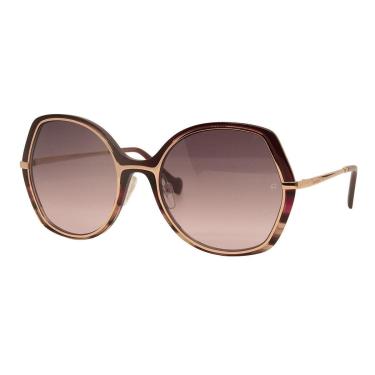 Imagem de Óculos Solar Ana Hickmann Mari 5 R21 Translúcido Lente Degradê-Feminino