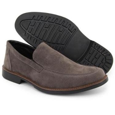 Imagem de Sapato Casual Social Masculino Oxford Camurça Cafe e Cinza Conforto Tamanho:43;cor:;Gênero:Masculino-Masculino
