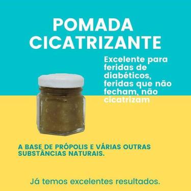 Imagem de Pomada de Própolis Natural - 40g - Excelente Cicatrizante e Antibacter