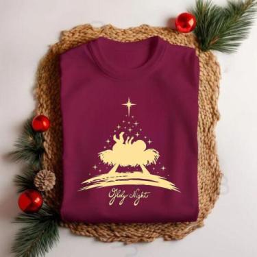 Imagem de Camiseta Unissex Natal Menino Jesus Nascimento Festa Personalizada Tec