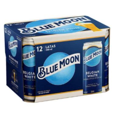 Imagem de Cerveja Lata 350ml 12un Blue Moon