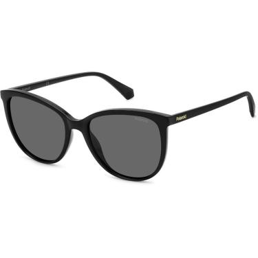 Imagem de Óculos de Sol Polaroid 4138 S 807 55M9 Preto Polarizado - Preto - Único - Feminino-Feminino