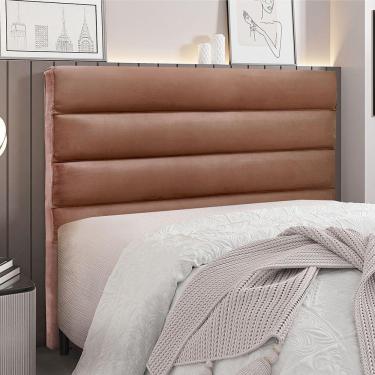 Imagem de Cabeceira Para Cama Box Queen La Italiana 160Cm Veludo Café