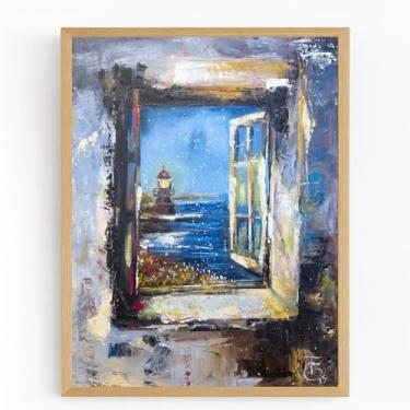 Imagem de Obra Janela – Fine Art Print Exclusivo | Arte Contemporânea com Certificado de Autenticidade | Série Ao Filho, o Jardim | Memória, Olhar e Passagem