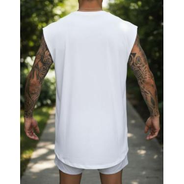 Imagem de Regata Oversized Machao Angel Outcast Algodão Premium Verão - AL7, Bra