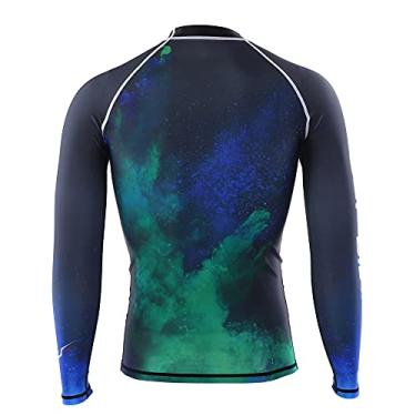 Imagem de Cryfokt Jaqueta de Roupa de Mergulho Masculina, Resistente a Rasgos, Secagem Rápida para Mergulho, Natação, Surf, Material de Proteção UV S-4XL (S)