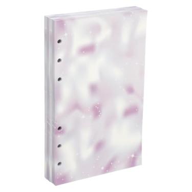 Imagem de PATIKIL A6 Papel de folha solta, 160 folhas de 17 x 10 cm, refil para fichário para 6 anéis, agenda, agenda, profissionais, roxo