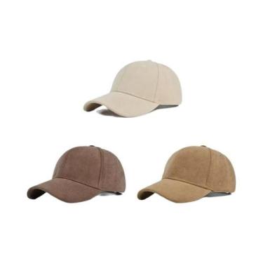 Imagem de Boné Snapback Unissex de Camurça - Ajustável, Retrô e Estilo Hip Hop, 