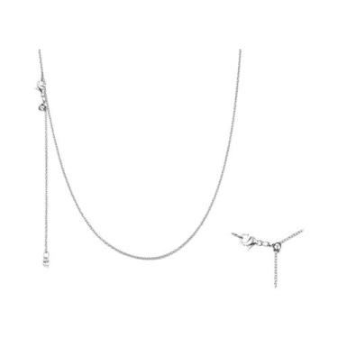 Imagem de Colar De Prata Esterlina 925 Com Laço Colorido Em Forma De Coração Ver