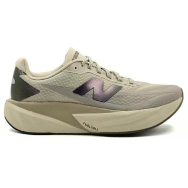 Imagem de Tênis New Balance Fuelcell Rebel V5 Masculino, Cinza, Roxo, 44