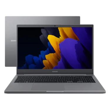 Imagem de Notebook Samsung Book Intel Celeron Dual-Core, 4GB RAM, SSD 256GB, 15.6 Full HD, Windows 11 Home, Cinza - NP550XDA-KP3BR