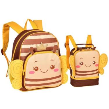 Imagem de Kit Mochila e Lancheira de Creche Infantil Pets - Clio