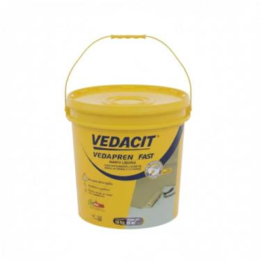 Imagem de Manta Líquida Vedapren Fast, Branco, 15 Kg, Vedacit