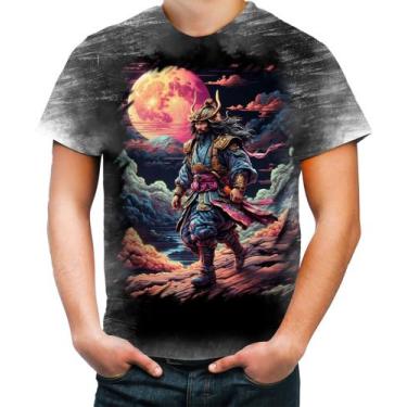 Imagem de Camiseta Desgaste Samurai Ronin Sunset Sem Mestre 2 - Kasubeck Store®,