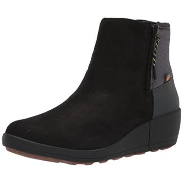 Imagem de BOGS Bota de neve feminina Vista Rugged Zip, Preto, 6