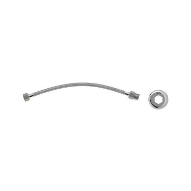 Imagem de Engate Flexível de Aço Inoxidável Deca 4607.C.040 com 40cm Cromado