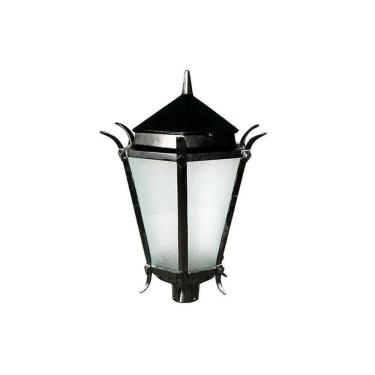 Imagem de Luminária Colonial para Poste Francesa Grande em Alumínio