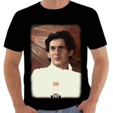 Imagem de Camiseta Camisa Lc 565 Ayrton Senna Do Brasil Formula 1 - Primus