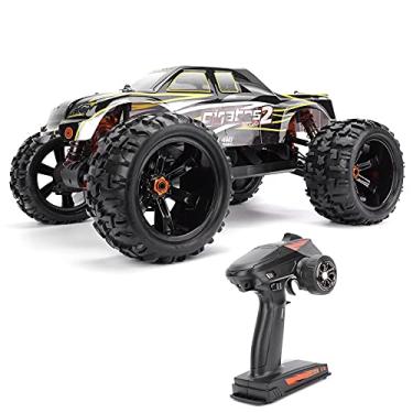 Carro de controle remoto para meninas meninas rápidas 1/18 carros rc  rápidos recarregáveis brinquedos presentes de natal para crianças alta  velocidade com luzes led (azul preto)