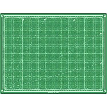 Imagem de Base para Desenho e Corte, em PVC Especial Semi-rígido de 3, 00 mm, 60 x 45 cm PT3.60X45 – Trident, Trident, PT3.60X45, Frente Verde/ Verso Cinza, 60 x 45 cm