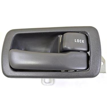 Imagem de PT Auto Warehouse TO-2532G-RS - Maçaneta interna interna da porta interna/guarnição, cinza - lado do passageiro