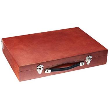 Imagem de Souza & Cia, Estojo De Pintura, Mad. MDF Mogno (Ref: 4218)