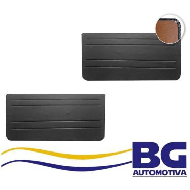 Imagem de Forro De Porta Dianteira Uno 2 Portas Todos Vinil Preto